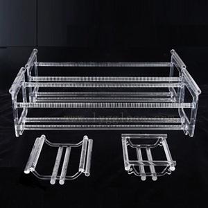 Custom High Purity Fused Slotted Quartz Glass Boat Carrier for Silicon Wafers