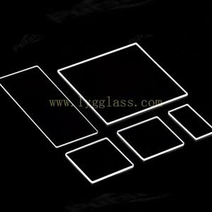 Custom size Acid and alkali corrosion resistance Quartz Coverslips 