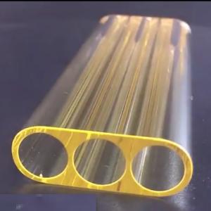 Customized Samarium-doped glass triple bore For Laser Head