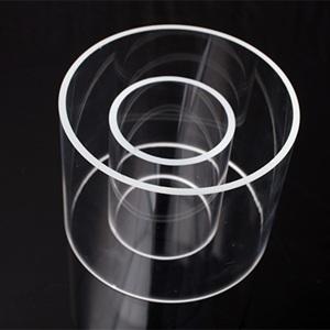 Factory Custom High Temperature Resistant Large Diameter Optical Quartz Tube