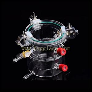 Processing transparent quartz glass instruments
